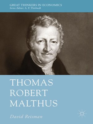cover image of Thomas Robert Malthus